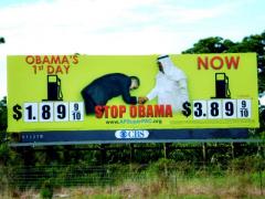 Obama Billboard About Gas Prices Spotted In Florida