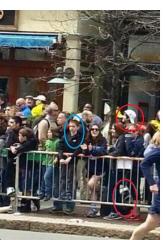 What Evil Looks Like: Boston Bomber, His Bomb and the Child He murdered caught in one photo
