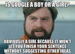 Google -  boy or girl?