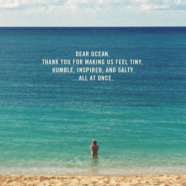 Dear Ocean...