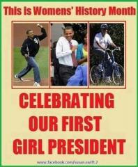 National Womens History Month Celebrates Our First Girl President
