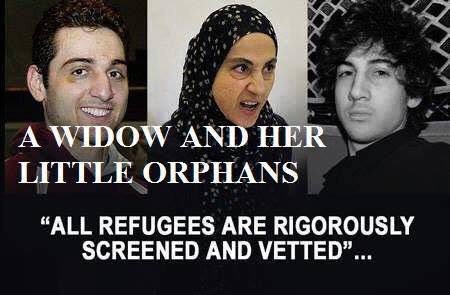 A Refugee widow and her little orphans #BostonBombers