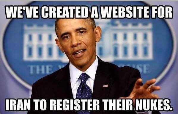 Dont worry Obama created a website for Iran to register their nukes