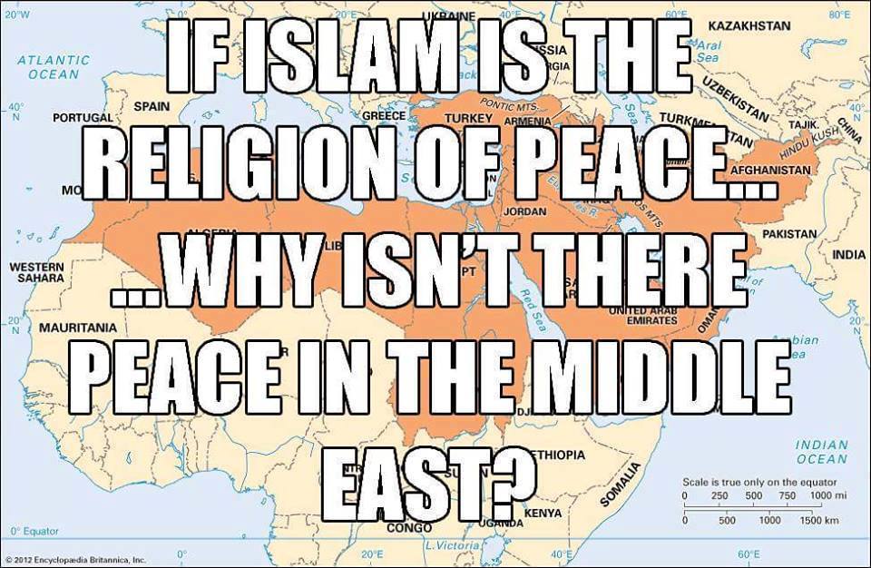 If Islam is the religion of peace why isnt there peace in the middle east