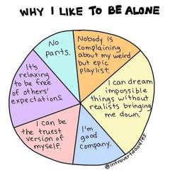 why i like to be alone