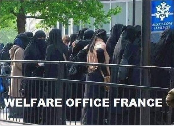 Welfare office in France