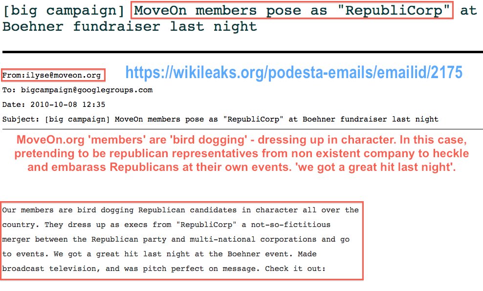 Democrats Bird Dogging dressing up as Republicans to embarass party