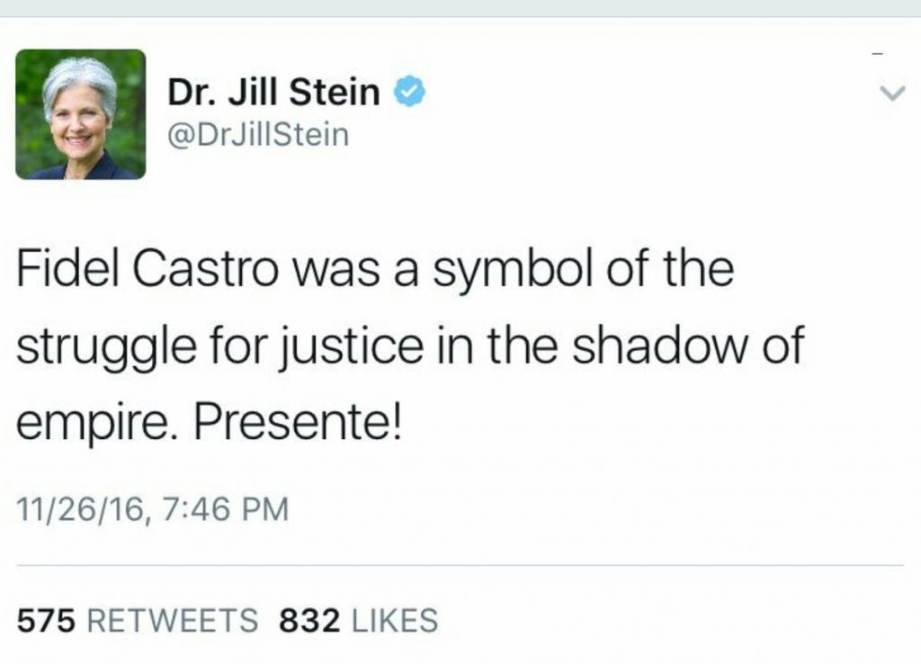 Jill Stein on Castro