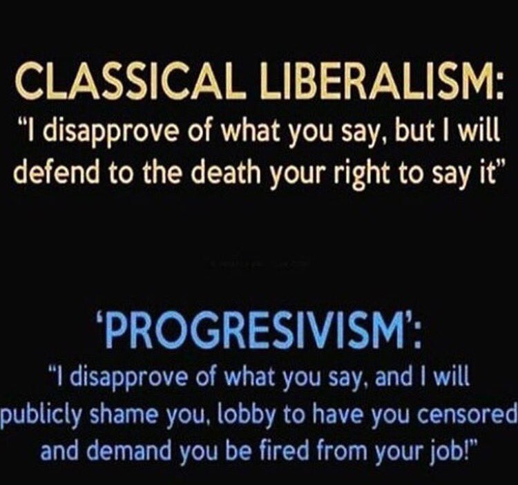 Classical Liberalism vs Progressivism on Free Speech