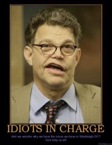 Idiots in Charge Democrat Al Franken