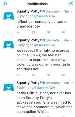 Squatty Potty pulled Kathy Griffin ad disavowing her after Trump severed head stunt