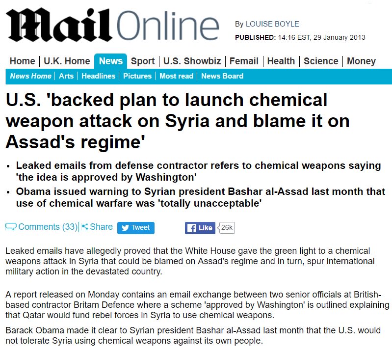 Obama approved chemical weapons