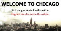 Chicago strictest gun laws highest murder rate