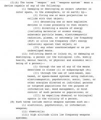 chemtrails as a weapon in the congressional record