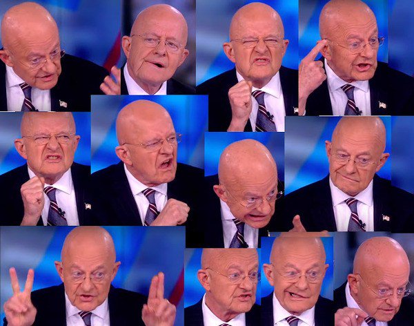 The many demented faces of Clapper the liar