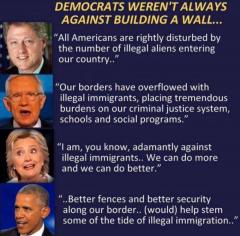 Democrats werent always against building the wall