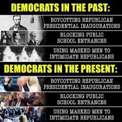 Democrats in the past vs Democrats in the Present