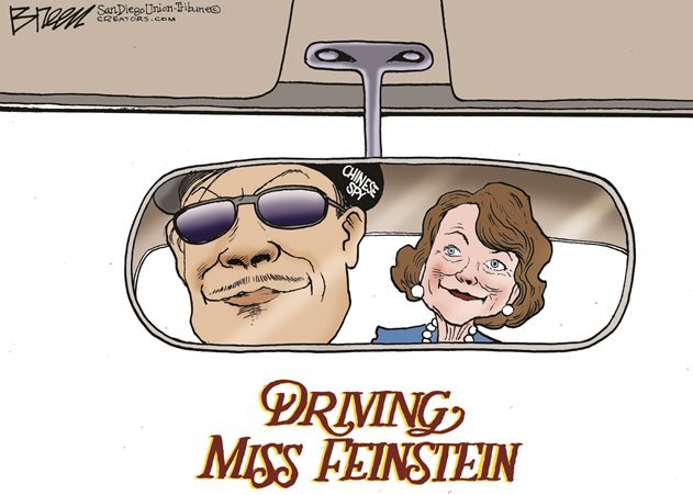 China Spy Driving Ms Feinstein