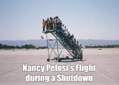 Nancy Pelosi&#039;s Flight During a Government Shutdown