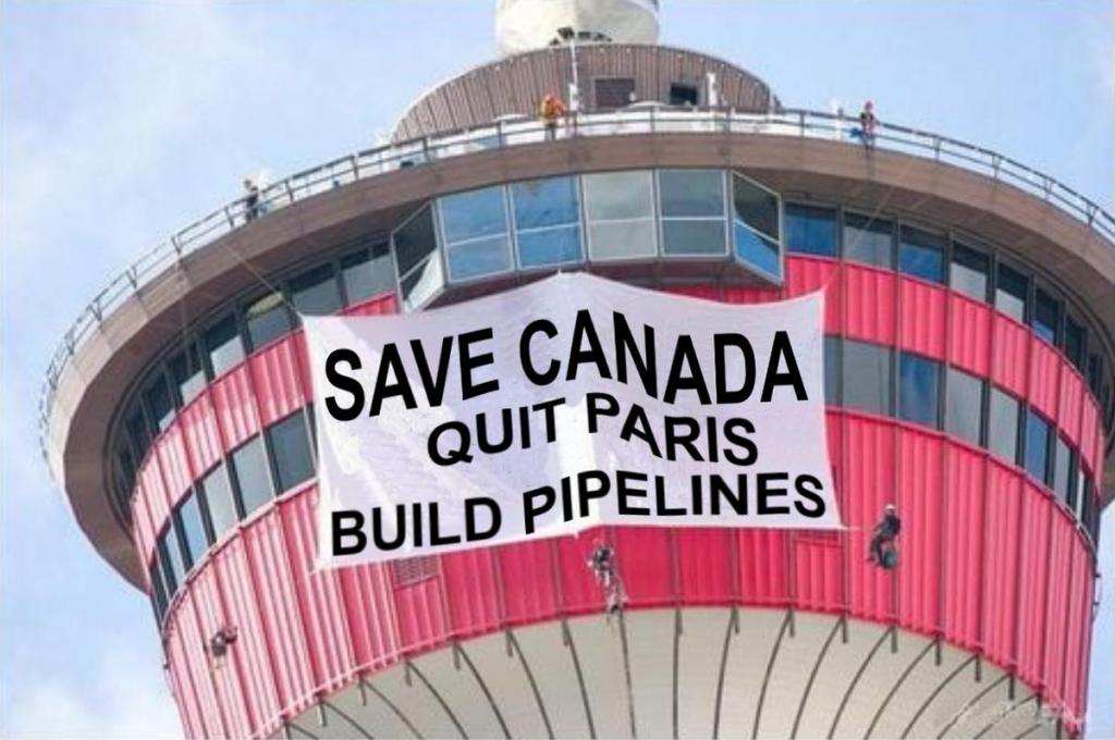 Save Canada quit Paris Build Pipelines