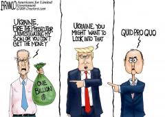 Branco Cartoon Schiff might want to look at Biden for Quid Pro Quo