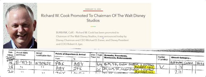 Did ABC not air Epstein story because Chairman of Disney was on Flight log