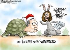 The tortoise and the hairbrained McConnell and Pelosi