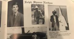 The Democrat Governor of Virginia Ralph Shearer Northam Yearbook Page KKK Blackface photo