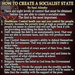 Steps to creating a socialist state by Saul Alinski