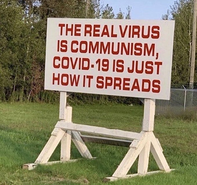 The real virus is communism covid 19 is just how it spreads