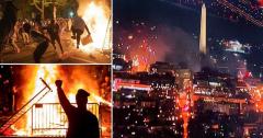 Leftists set DC on fire during 2020 - not a peep or a squeak about it from LEFTY LEADERS OR PROPAGANDA OUTLETS