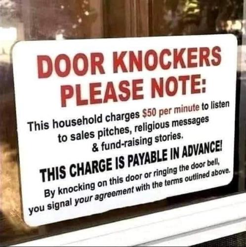DOOR KNOCKERS