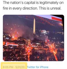 Liberals attack the US Capitol Setting It On Fire