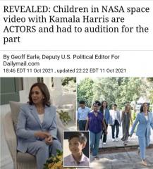 Kamela had to hire actors including Biden&#039;s grand kid to make space force video propaganda