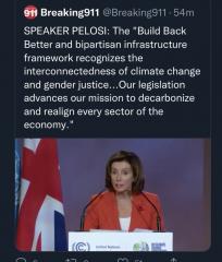 wth IS nANCY pELOSI LYING ABOUT NOW - cLIMATE AND gENDER CONNECTED what