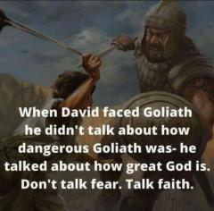 David vs Goliath - Faith vs Fear