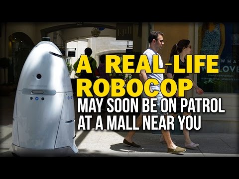 A REAL-LIFE ROBOCOP MAY SOON BE ON PATROL AT A MALL NEAR YOU