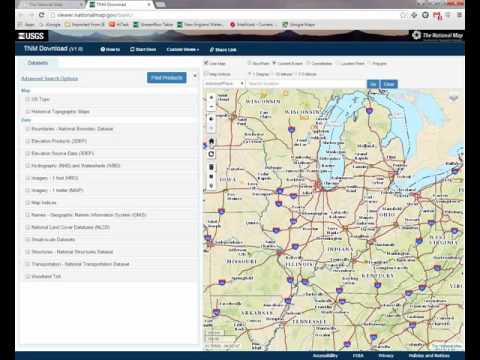 Using The National Map Download Client