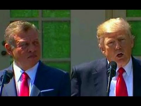 President Trump Press Conference 4/5/2017 trump King Abdullah press conference video