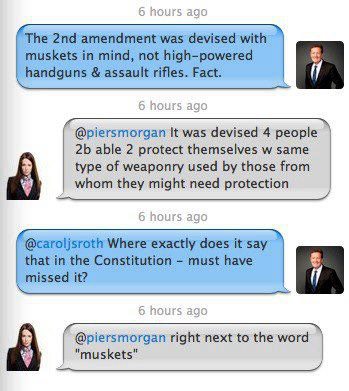 Best Twitter Response to LWNJ (in this case Piers Morgan) of the Year!