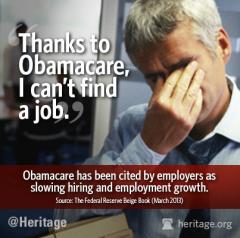 Thanks to Obamacare I can&#039;t find a job