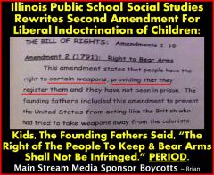 Illinois Public School Rewrites Second Ammendment for Liberal Indoctrination