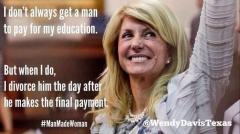 Wendy Davis Texas Candidate Divorced Husband Day After Last Tuition Payment
