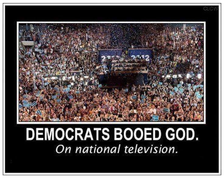 Democrats Booed God on National TV