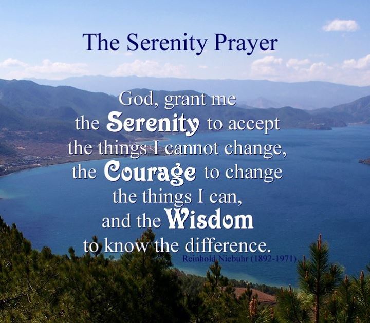 The Serenity Prayer