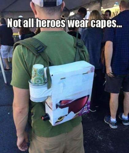 not all heroes wear capes