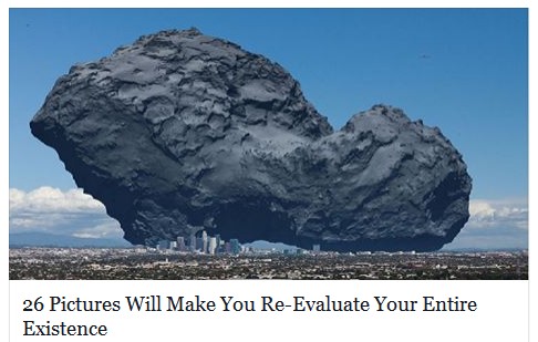 Asteroid on top of Los Angeles