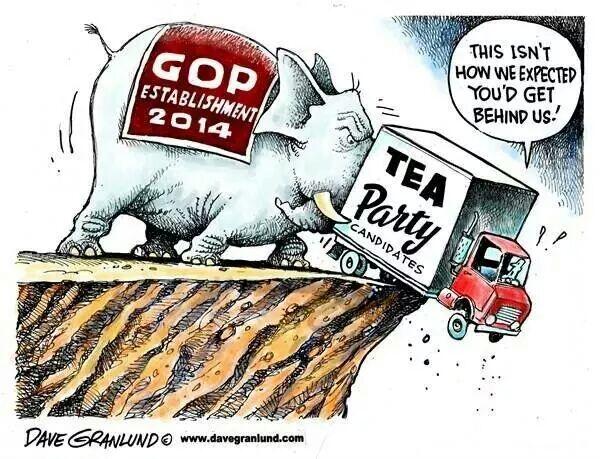 GOP trashing TEA Party Candidates