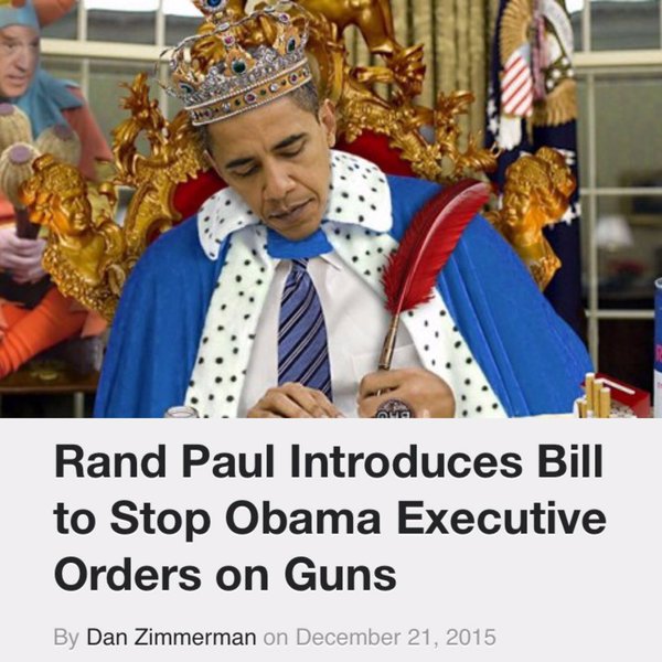 Rand Paul introduces bill to stop Obama Executive Orders on Guns