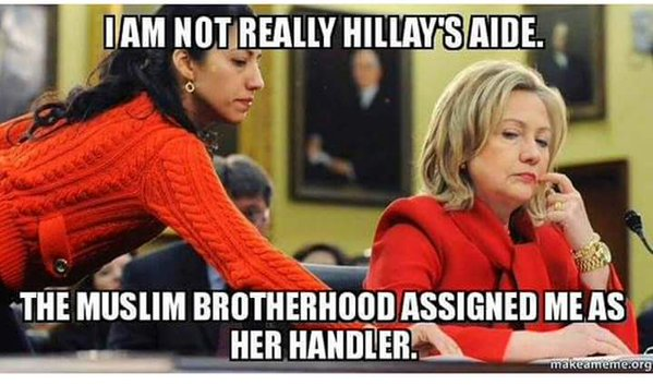 Is Huma Hillarys Aide or Her Handler